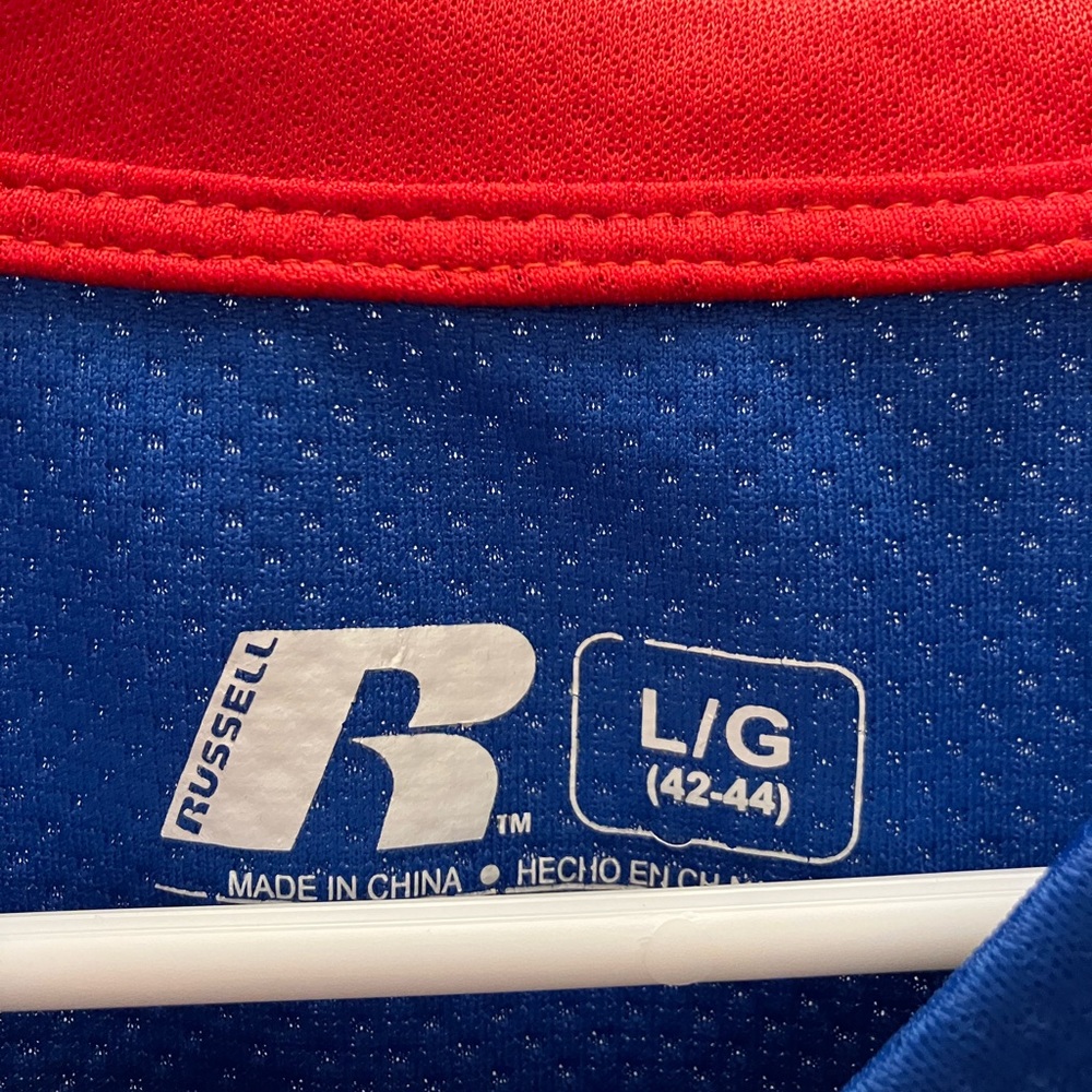 Russell Kansas Jayhawks 34 Paul Pierce Basketball Jersey Tank Top Shirt Large - Picture 3 of 3